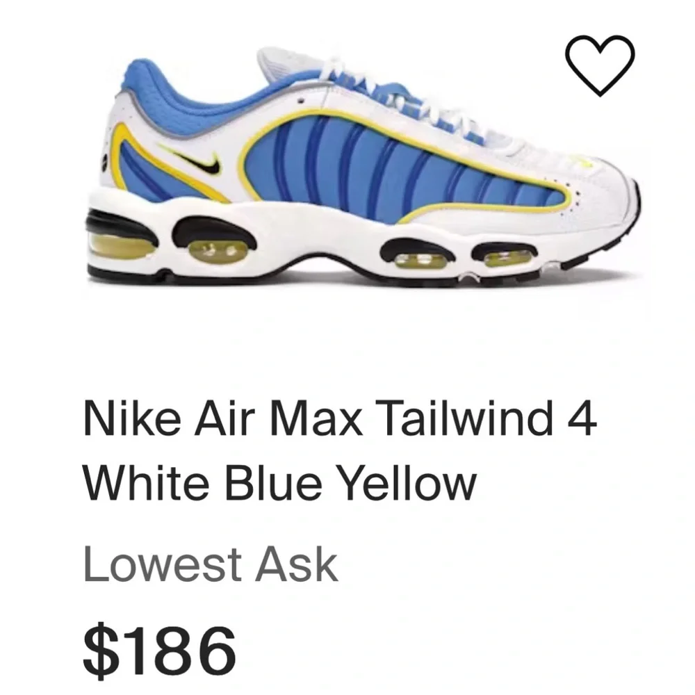 Nike AirMax TailWind 4 Size 8 Men’s and 9.5 Women’s